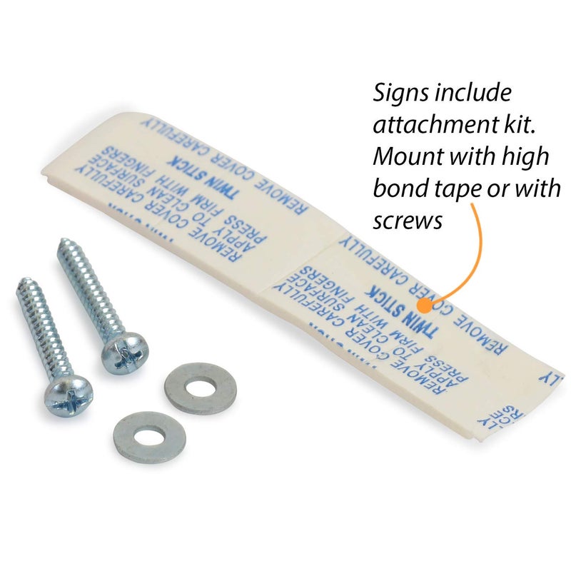 SmartSign Unisex Restroom Corridor Sign | 6" x 6" Acrylic 2 sided Bathroom Projecting Hallway Signs - Image 4